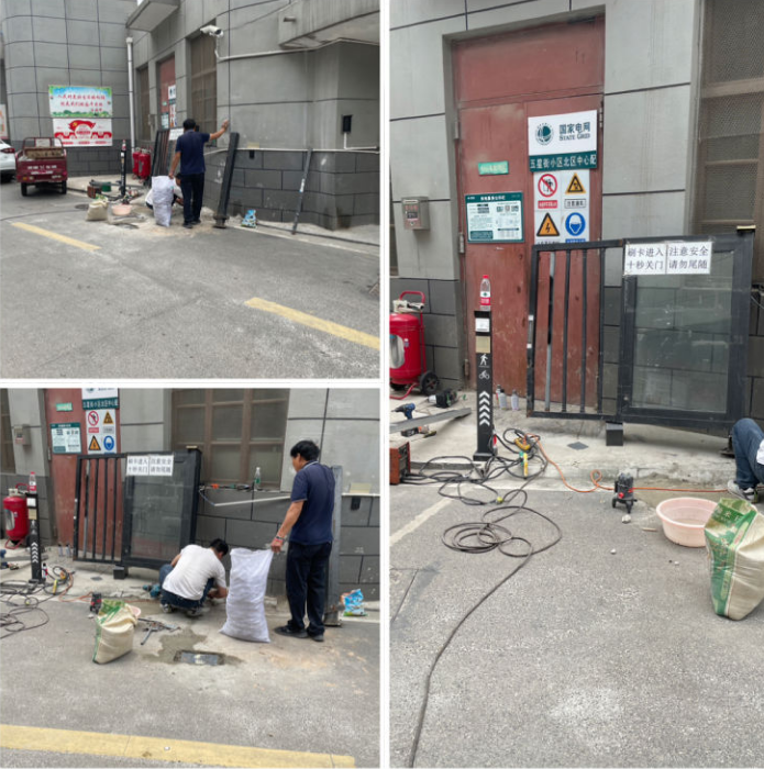 修復大門除隱患，確保住戶安全出行